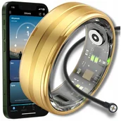 Smartringi - Smart Ring Inteligentny Pierścionek Tętno Stres Kroki Sen Sport Smartring - miniaturka - grafika 1