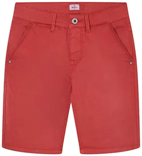 Pepe Jeans Chłopięce szorty BLUEBURN, czerwone, 16 lat, Czerwony studio, 16 lat - Spodenki damskie - miniaturka - grafika 1