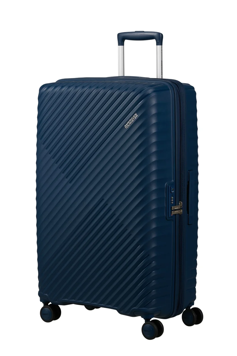 Walizka duża TSA powiększana 78 cm American Tourister Diablast granatowa