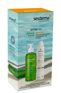 Sesderma - Zestaw (Repaskin Lotion Spray SPF50 200ml + Hidraloe Żel 250ml) - Zestawy kosmetyków damskich - miniaturka - grafika 1