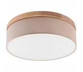 Lampy sufitowe - Brilagi - Lampa sufitowa BELLADONNA 3xE27/15W/230V beżowe/dąb - miniaturka - grafika 1