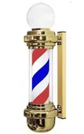 Meble fryzjerskie - Słupek plafon barberski znak lampa złoty 88cm - miniaturka - grafika 1