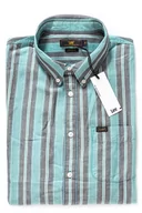 Koszule męskie - Koszula Męska Lee Button Down Faded Green L880Nelf-S - miniaturka - grafika 1