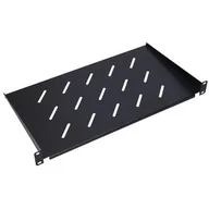Pozostałe akcesoria sieciowe - ExtraLink Półka 1U 350 mm 19" Czarny - miniaturka - grafika 1