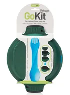 Kuchnia turystyczne i akcesoria - Zestaw turystyczny Humangear GoKit Deluxe (7 tools) - charcoal / green - miniaturka - grafika 1