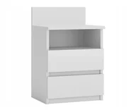 Szafki nocne - Szafka nocna BERYL M1 – biała - miniaturka - grafika 1