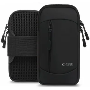 Etui TECH-PROTECT M6 Universal Sport Armband Czarny - Etui i futerały do telefonów - miniaturka - grafika 1