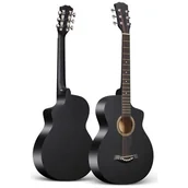 Gitary akustyczne - Gitara akustyczna MUSICMATE BK-38 Czarny - miniaturka - grafika 1