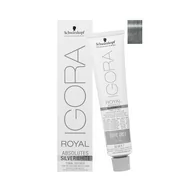 Farby do włosów i szampony koloryzujące - Schwarzkopf Professional Professional, Igora Royal Absolutes Silver White, farba do srebrnych włosów Dove Grey, 60 ml - miniaturka - grafika 1