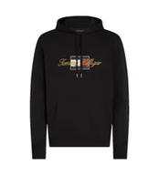 Bluzy męskie - felpa uomo tommy hilfiger mw0mw41502 icon gold bds black - miniaturka - grafika 1