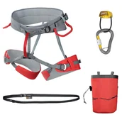 Sprzęt wspinaczkowy - Damski zestaw wspinaczkowy Singing Rock Lady Packet Rozmiar: XS / Kolor: czerwony - miniaturka - grafika 1