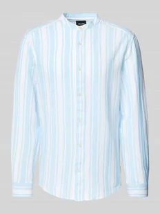 Koszula casualowa o kroju regular fit ze stójką model ‘CAIDEN’ - Koszule męskie - miniaturka - grafika 1
