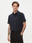 Koszulki męskie - Pepe Jeans Polo Harper PM542157 Granatowy Regular Fit - miniaturka - grafika 1