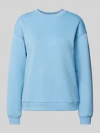 Bluzy damskie - Bluza z prążkowanymi wykończeniami model ‘SANDY’ - miniaturka - grafika 1