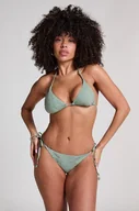 Stroje kąpielowe - Hunkemöller Figi od bikini Giselle Cheeky Zielony - miniaturka - grafika 1