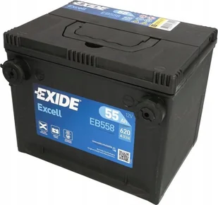 Akumulator EXIDE 12V 55Ah/620A EXCELL L+ sae 230x180x186 B9 rozruchowy - Ładowarki i akumulatory - miniaturka - grafika 1
