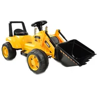 Pojazdy elektryczne dla dzieci - Super-Toys ŁADOWARKA, LOADER, SPYCHACH BUDOWLANY NOWOŚĆ/TR1605 TR-1605-ŻÓŁTY - miniaturka - grafika 1