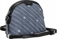 Torebki damskie - David Jones Listonoszka damska ze skóry ekologicznej imitującej jeans - David Jones - miniaturka - grafika 1