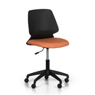Fotele i krzesła biurowe - B2B Partner Krzesło biurowe CROOK, pomarańczowe 907018 - miniaturka - grafika 1