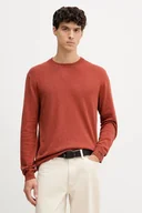 Swetry męskie - Pepe Jeans sweter z domieszką wełny męski kolor pomarańczowy lekki PM7000013 - miniaturka - grafika 1