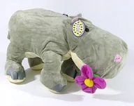 Maskotki i pluszaki - Maskotka Hipopotam z kwiatkiem - 23cm - miniaturka - grafika 1
