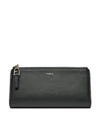 Portfele - Furla Duży Portfel Damski Nuvola WP00457-BX2045-O6000-1-007-20-CN-P Czarny - miniaturka - grafika 1