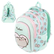Plecaki szkolne i tornistry - St. Majewski Plecak Szkolny Młodzieżowy Duży Czterokomorowy Pusheen Mint - miniaturka - grafika 1