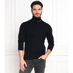 Karl Lagerfeld Golf | Slim Fit | z dodatkiem wełny - Swetry męskie - miniaturka - grafika 1