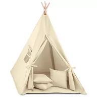 Zestawy mebli dla dzieci - Namiot tipi dla dzieci dziecięcy Teapee Indian Tent Outdoor Indoor Model 8 z matą i 3 poduszki - miniaturka - grafika 1