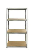 Szafy i regały magazynowe - Regał Helios magazynowy metalowy HZZ_180X100X50_4_350 ilość półek 4 nośność 350 kg / Wamar-Sosenka - miniaturka - grafika 1