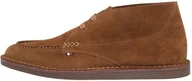Kozaki damskie - Tommy Hilfiger Męskie HILFIGER STITCHDOWN ZAMSZOWN CHUKKA FM0FM05691 niskie kozaki, brązowe (Coconut Grove), 43, Brązowy gaj kokosowy, 43 EU - miniaturka - grafika 1