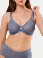 Biustonosze - Triumph Biustonosz z fiszbiną Signature Sheer 10215906 Niebieski - miniaturka - grafika 1
