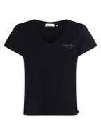 Koszulki i topy damskie - Tom Tailor Denim - T-shirt damski, niebieski - miniaturka - grafika 1