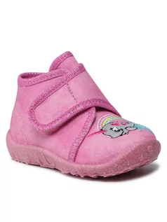 Buty dla dziewczynek - Superfit Kapcie 1-009253-5510 Różowy - grafika 1