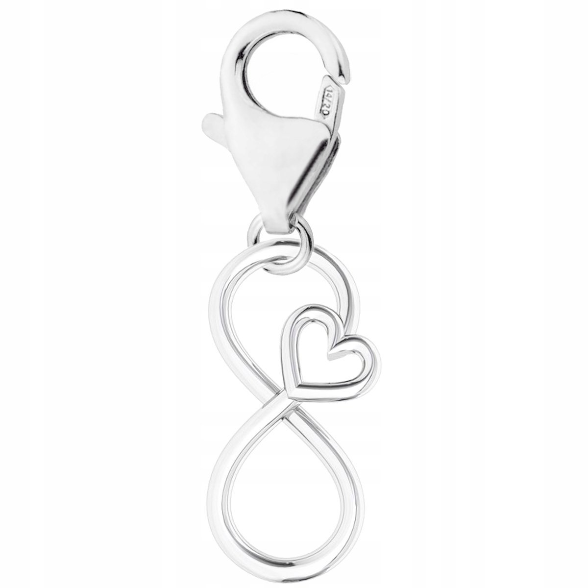 Zawieszka Srebrna Symbol Nieskończoności Znak Nieskończoność SREBRO 925