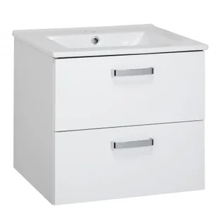 Astor Toscania umywalka z szafką 50 cm biały połysk AM-TOC-502-02 - Szafki łazienkowe - miniaturka - grafika 1