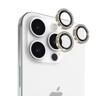 Pozostałe akcesoria do telefonów - Szkło hartowane na obiektyw KATE SPADE NEW YORK Aluminum Ring Lens Protector do iPhone 15 Pro/15 Pro Max Złoty | Bezpłatny transport - miniaturka - grafika 1