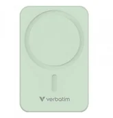 Powerbanki - Powerbank Verbatim Charge 'n' Go Essentials Magnetic Wireless 20000mAh USB-C PD 3.0 Green - miniaturka - grafika 1