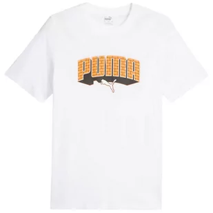 Koszulka męska Puma Graphics Hip Hop Tee biała 677189 02-M - Koszulki męskie - miniaturka - grafika 1
