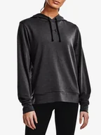 Bluzy sportowe damskie - Bluza damska Under Armour Rival Terry Hoodie-GRY M - miniaturka - grafika 1