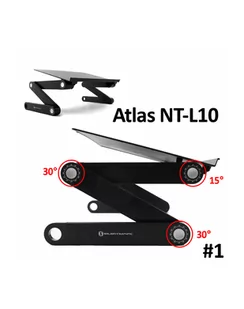 SilentiumPC SILENTIUM PC Stolik pod notebook Atlas NT-L10 SPC071 - Tuning komputera - akcesoria - miniaturka - grafika 1