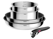 Zestawy garnków i patelni - Zestaw garnków TEFAL L881S504 Ingenio Cook Eat 5 elementów - miniaturka - grafika 1