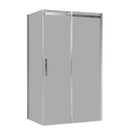 Kabiny prysznicowe - Kabina prysznicowa Laurena 140x90x200 cm szkło dymione profil chrom Wellneo - miniaturka - grafika 1