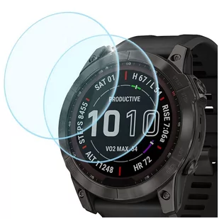 2x Szkło Hartowane ochronne na zegarek Garmin Fenix 7 / 7 Solar Alogy Screen Protector Watch+ - Akcesoria do smartwatchy - miniaturka - grafika 2