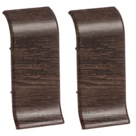 Listwy przypodłogowe - ERGO Łącznik PCV Ergo56 406 Dąb Czarny 2 szt. - miniaturka - grafika 1