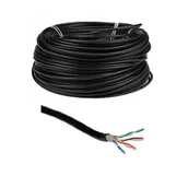 Akcesoria do monitoringu - Zewnętrzny ziemny przewód Ethernet 8 żyłowy do kamer monitoringu IP oraz do Wideodomofonów - miniaturka - grafika 1