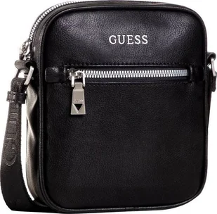 Guess, Scala, Mini, Textile Crossbody Bag, Black, For Men For Men - Nerki - miniaturka - grafika 1
