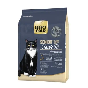 SELECT GOLD +12 Senior Drób z ryżem 2,5 kg - Mokra karma dla kotów - miniaturka - grafika 1