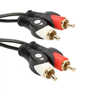 KABEL LIBOX 2x RCA CINCH CHINCH AUDIO STEREO 3M - Kable - miniaturka - grafika 1