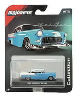 Samochody i pojazdy dla dzieci - MAJORETTE COLLECTION 1955 CHEVROLET BEL AIR NIEBIESKI 1:64 8505001000 - miniaturka - grafika 1